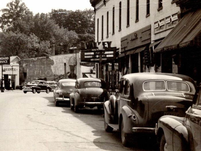 Valley Theatre - Old Postcard View (newer photo)